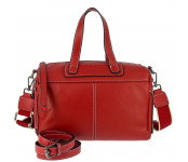 Женская кожаная сумка 8708 WINE RED